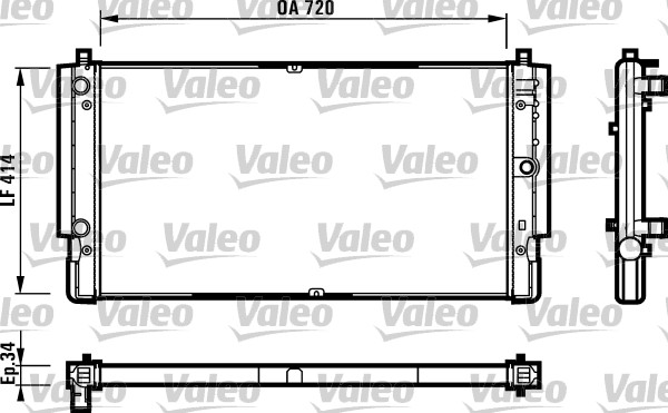 Radiateur Valeo 731616