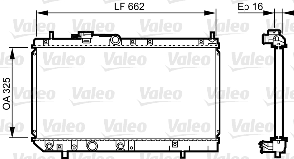 Radiateur Valeo 731620