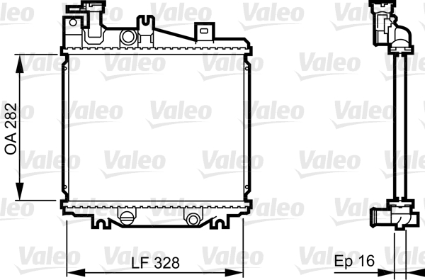 Radiateur Valeo 731625