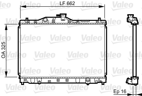 Radiateur Valeo 731630