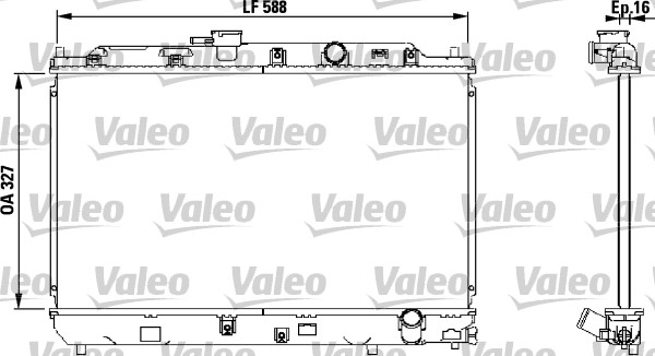 Radiateur Valeo 731634