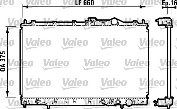 Radiateur Valeo 731648