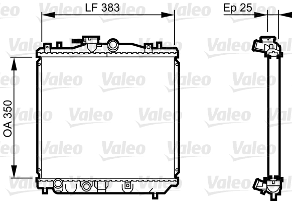 Radiateur Valeo 731677