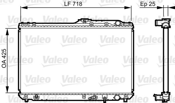 Radiateur Valeo 731684
