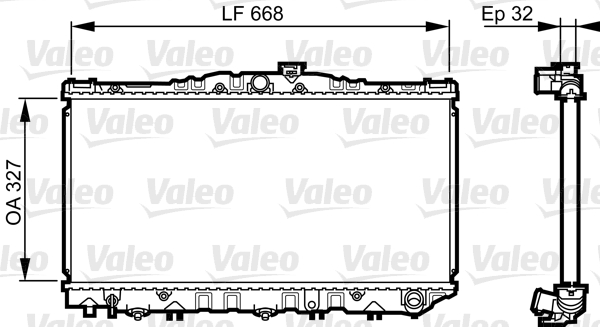 Radiateur Valeo 731698