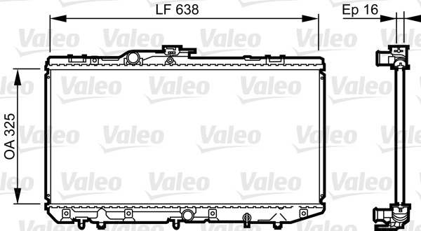 Radiateur Valeo 731713