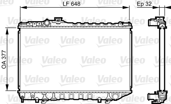 Radiateur Valeo 731715