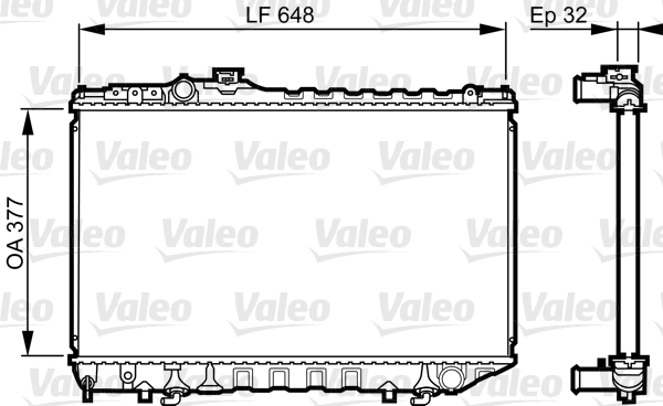 Radiateur Valeo 731716