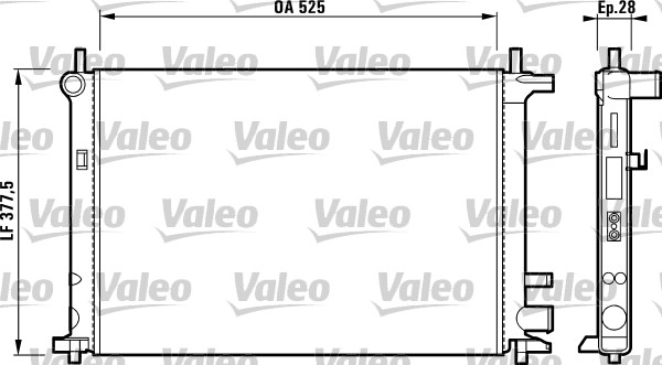 Radiateur Valeo 731736