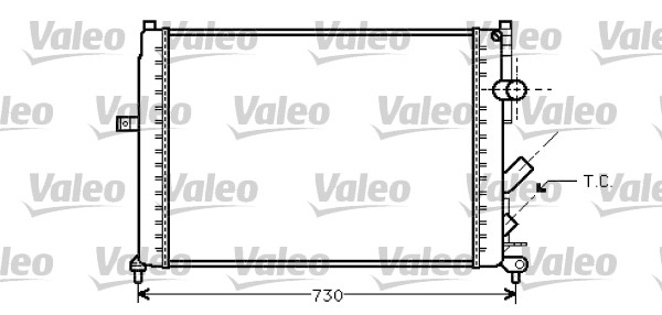 Radiateur Valeo 731738