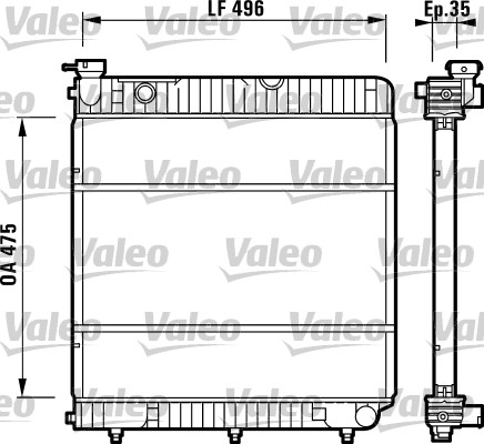 Radiateur Valeo 731741