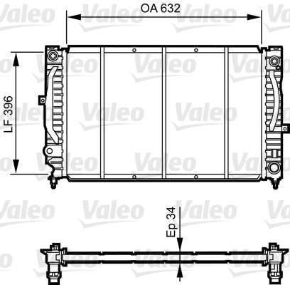 Radiateur Valeo 731756