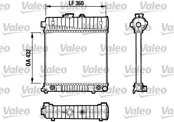 Radiateur Valeo 731804