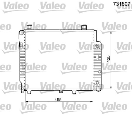 Radiateur Valeo 731807