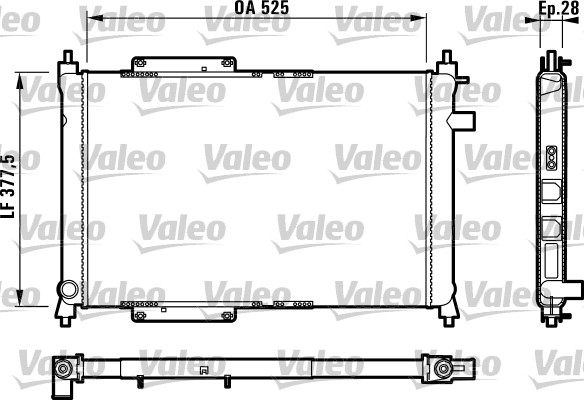 Radiateur Valeo 731818