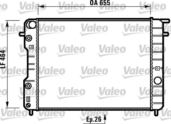 Radiateur Valeo 731840