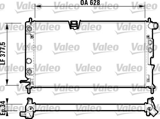 Radiateur Valeo 731847