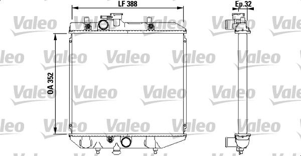 Radiateur Valeo 731853