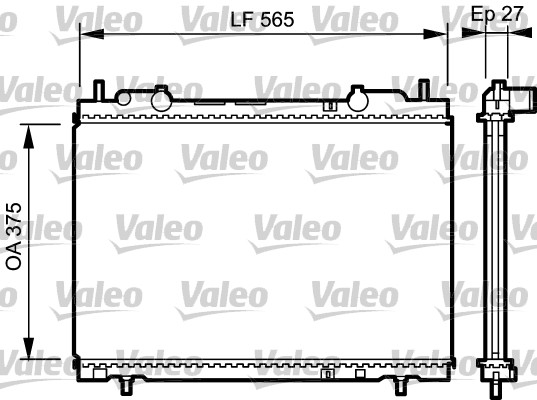 Radiateur Valeo 731973