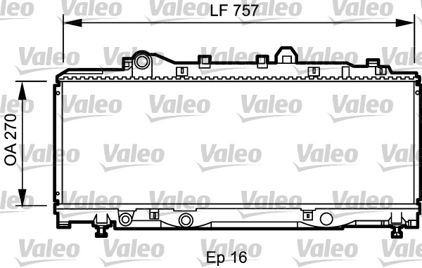 Radiateur Valeo 731980