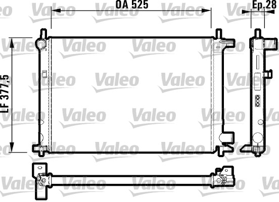 Radiateur Valeo 732003
