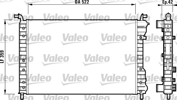 Radiateur Valeo 732005