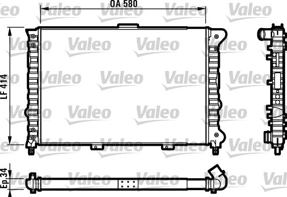 Radiateur Valeo 732012