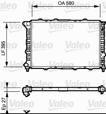 Radiateur Valeo 732013
