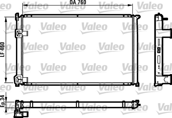 Radiateur Valeo 732063