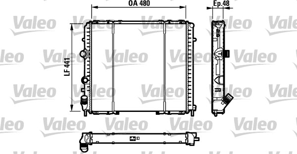 Radiateur Valeo 732072