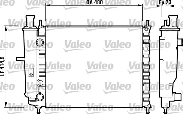 Radiateur Valeo 732218