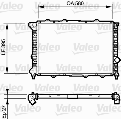 Radiateur Valeo 732248