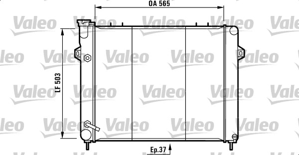 Radiateur Valeo 732250