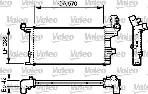 Radiateur Valeo 732303