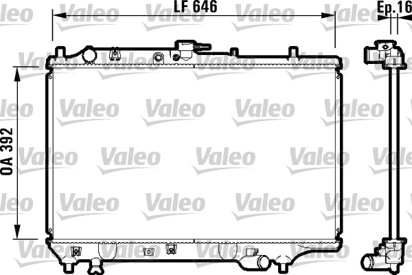 Radiateur Valeo 732325