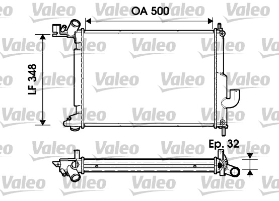 Radiateur Valeo 732349