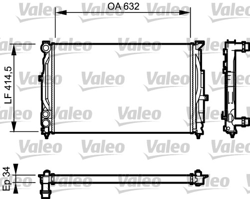 Radiateur Valeo 732361