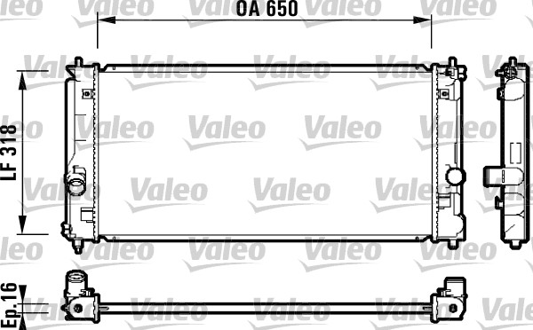 Radiateur Valeo 732417