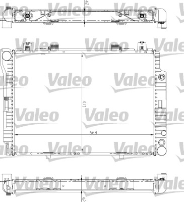 Radiateur Valeo 732447