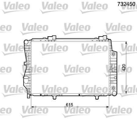 Radiateur Valeo 732450