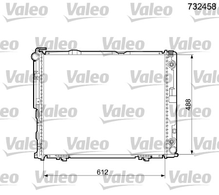 Radiateur Valeo 732458