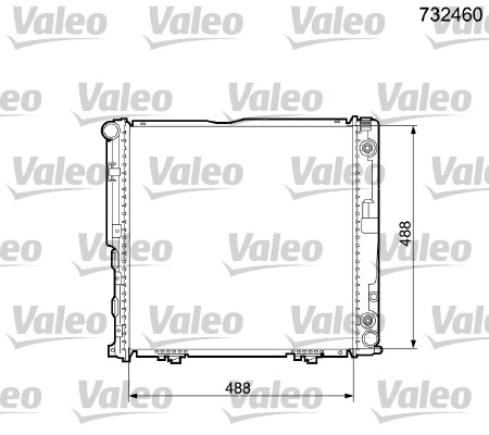 Radiateur Valeo 732460