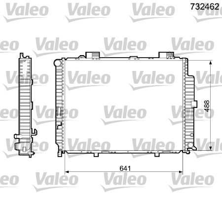 Radiateur Valeo 732462