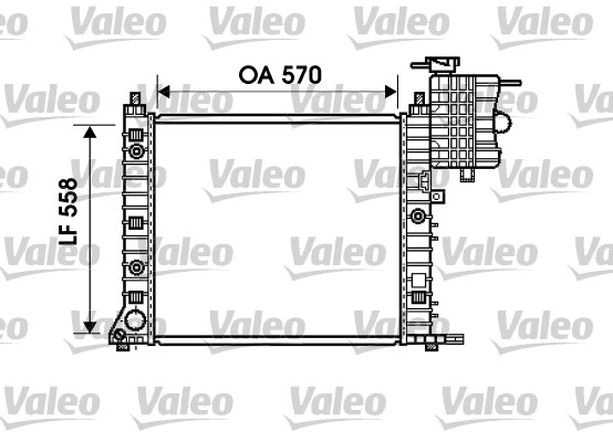 Radiateur Valeo 732471
