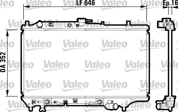Radiateur Valeo 732475