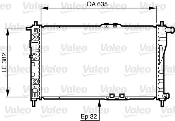 Radiateur Valeo 732483