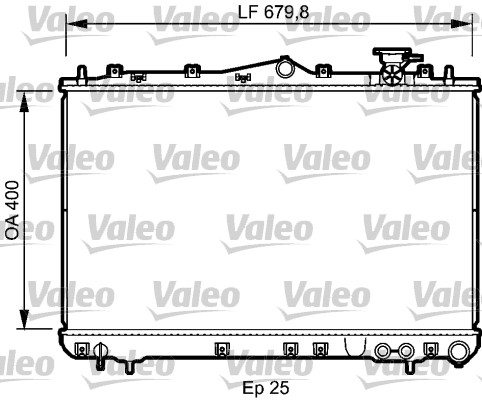 Radiateur Valeo 732487