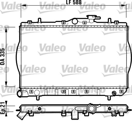 Radiateur Valeo 732488