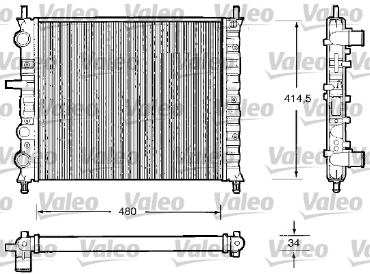 Radiateur Valeo 732503