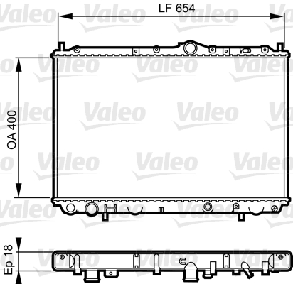 Radiateur Valeo 732524